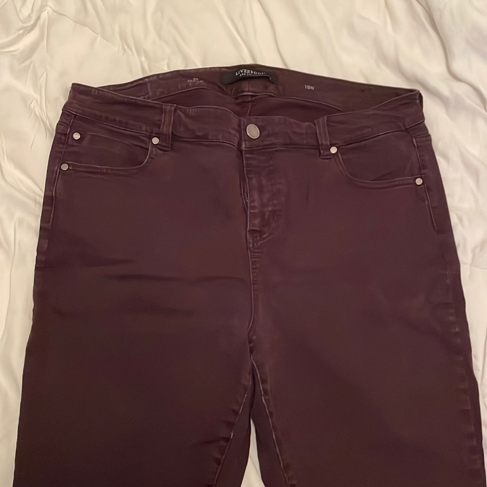 Purple Liverpool skinny jeans